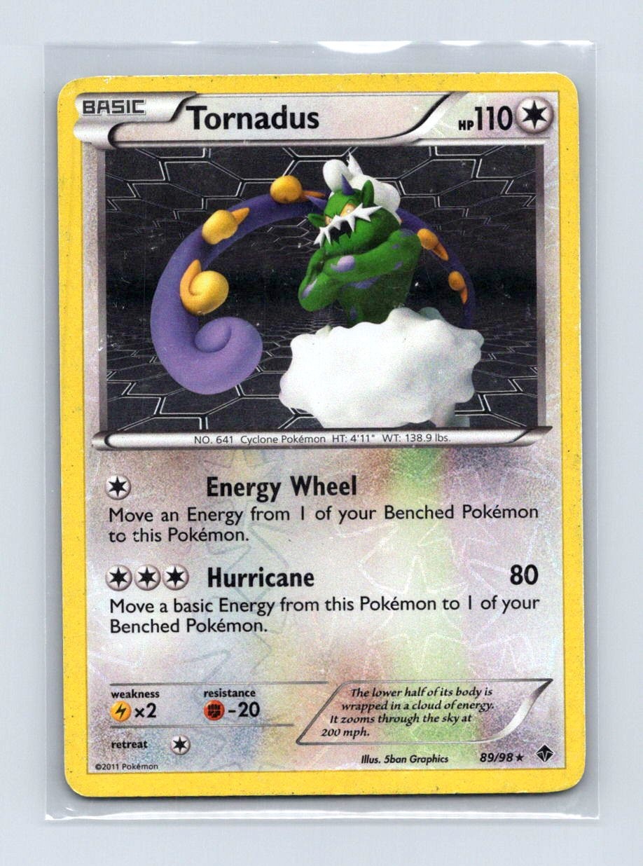 Tornadus 89/98 Holo Rare Emerging Powers Pokemon Reverse Holo Lightly Played