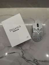Finalmouse Starlight-12 Pegasus Medium Wireless White Gaming Mouse Used Tested