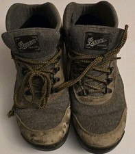 TRASHED Danner Jag Wool Smoke Gray US 9.5 Eur 43.5 Boots 