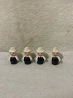 VTG Fisher-Price Little People Firemen Lot of 4 Plastic FREE SHIP