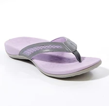 Vionic Women's Tonya Slate Toe Post Sandals NW/OB 5M