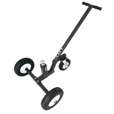 Tow Tuff Trailer Dolly w/ 12" Flat-Free Tires & 8" Swivel Caster Wheel, 800 l...