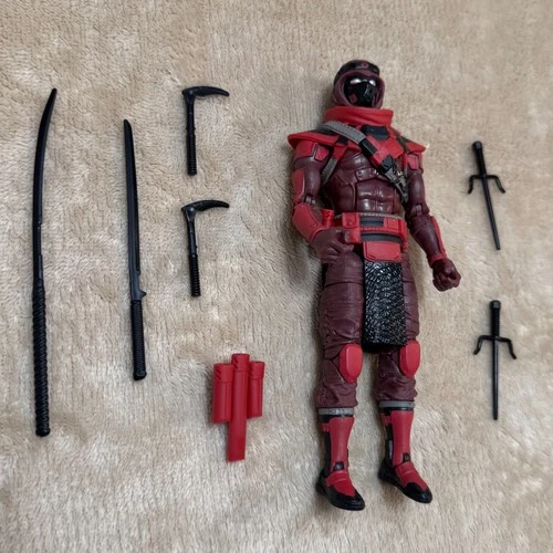 GI Joe Classified Series: #08 Red Ninja 6” Figure - Army Builder - PLEASE READ!