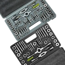 Tap and Die Set 80Pcs Metric and SAE Standard Bearing Steel Threading Tool