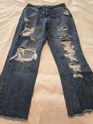 Womens Sz 11 Vanilla Star 90s Boyfriend Jeans E