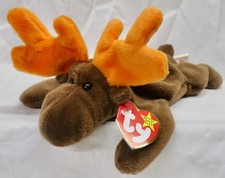 Ty Beanie Babies "Chocolate" The Moose 1993 Plush Toy New Original Tag 8" PE