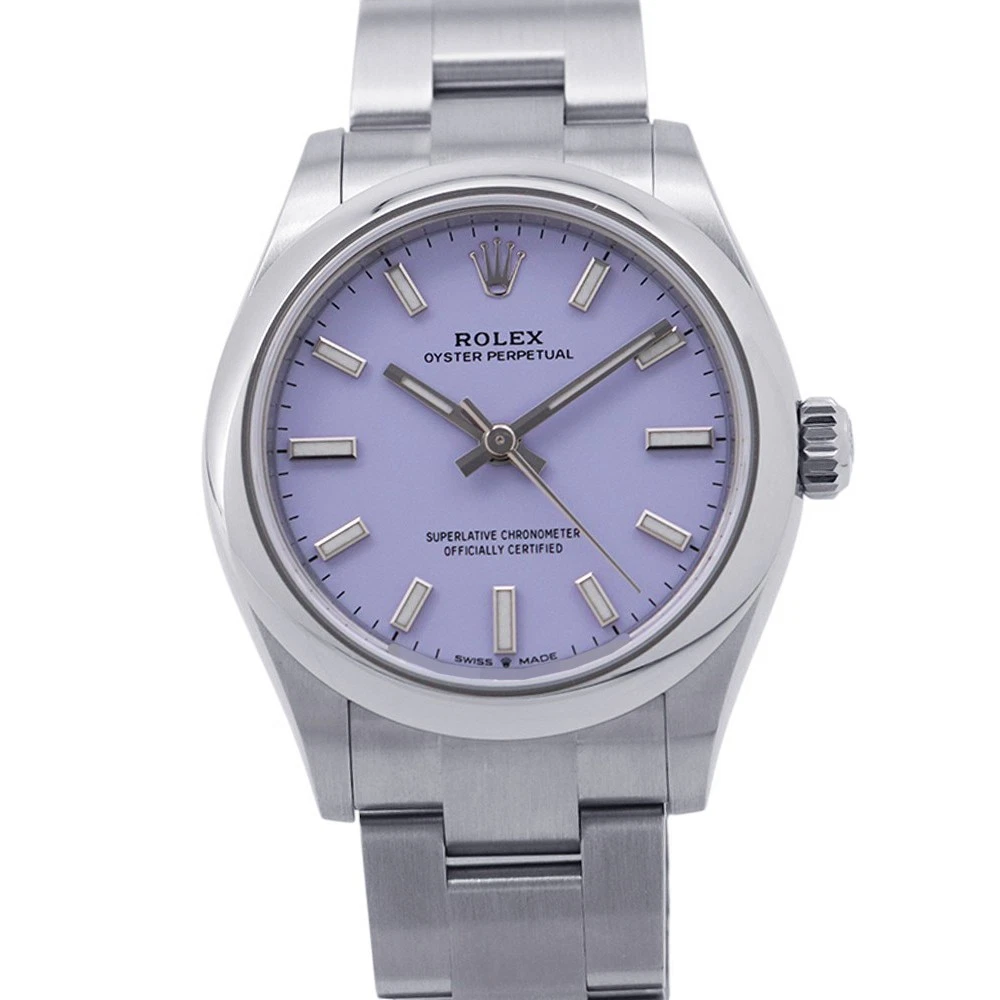Rolex — ROLEX Oyster Perpetual 31 31mm Stainless Steel Lavender Dial 277200