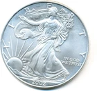 US 2002   American Eagle Unc. silver Dollar    ..........C30021