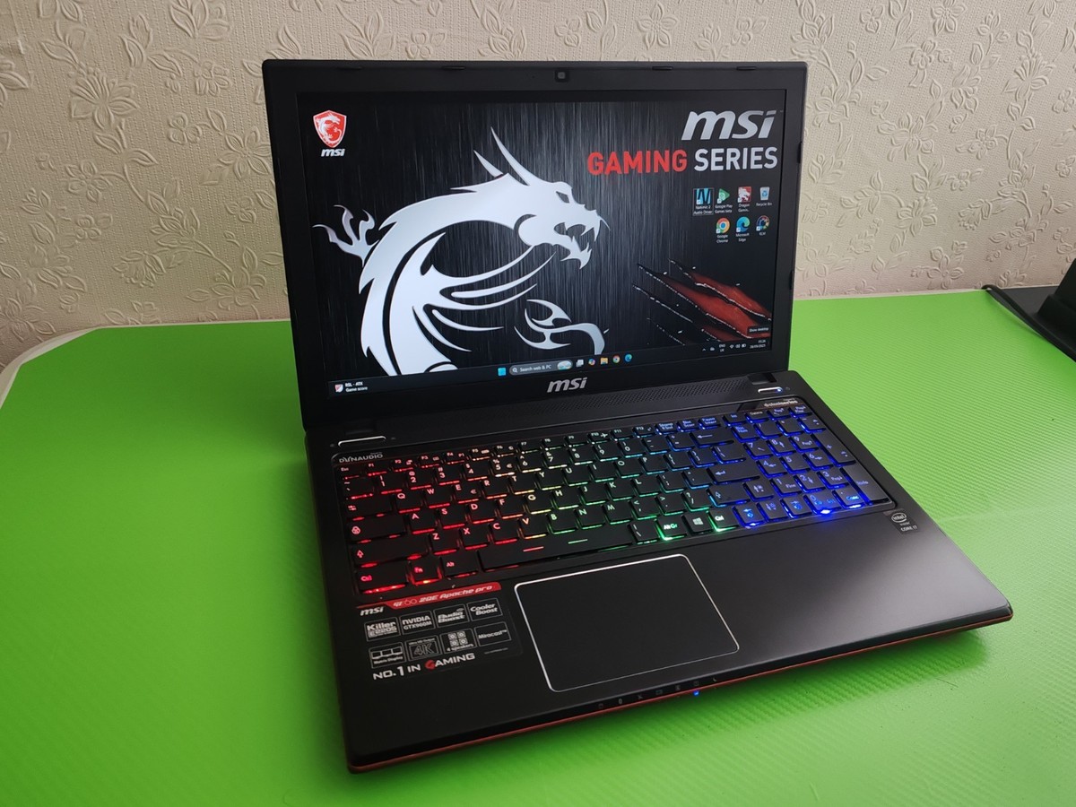 Gaming Laptop MSI i7 CPU 16GB RAM 750GB Storage SSD And HDD
