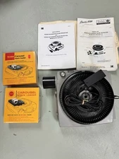 Kodak Carousel Ektagraphic E-2 slide projector w/tray & 2 Carousel Stack Loaders
