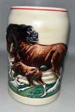 Vintage Ceramarte Anheuser-Busch Inc. Beer Stein St. Louis Missouri