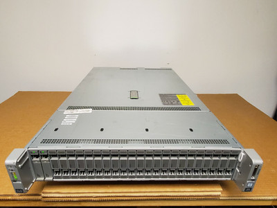 Cisco UCS-C240-M4 24 Bay 2.5 2x E5-2640V3 2.6GHz 16C 32GB RAM 24x SFF HDD 24B