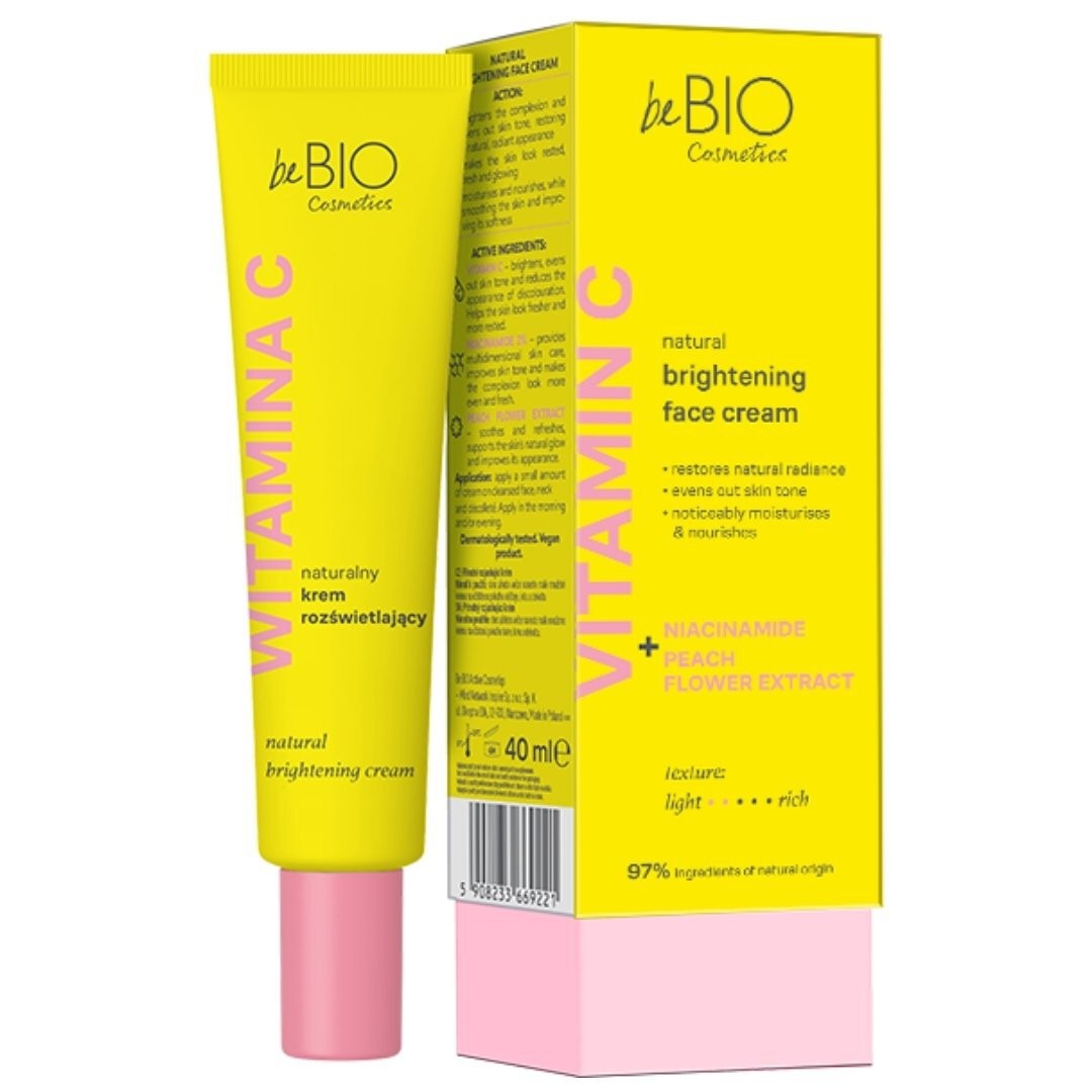 beBIO VITAMIN C Natural Brightening Face Cream 40ml