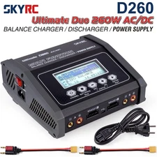 SKYRC D260 Lipo Battery Balance Charger Discharger AC/DC 1S-6S NiMH/NiCd/LiFe