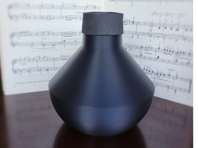 Trombone Practice Mute - Black - Very Quiet - Low Resistance