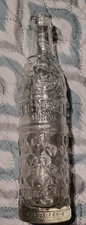 Vintage Big Nickel Drink Exmore Pepsi Cola Bottling Clear Embossed Glass Bottle