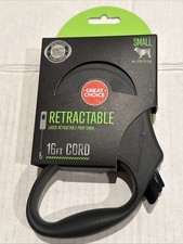 Great Choice Retractable Dog Leash 16ft Small New