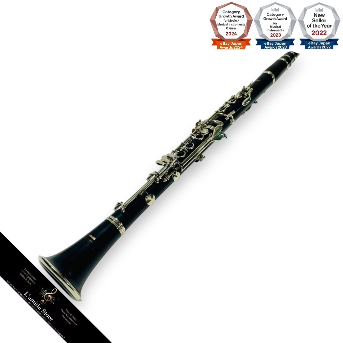 Yamaha YCL-34 Bb Clarinet Woodwind Instrument Japan YCL34 Black