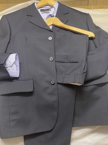 Vantage GENESIS-3-Botones-2 Piezas Traje con Muescas para Hombre Reino Unido-40R”-EUR-50” U.S-40R” - Imagen 5 de 24
