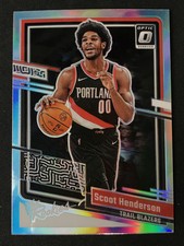2023-24 Donruss Optic The Rookies #3 Scoot Henderson Portland Trail Blazers Holo