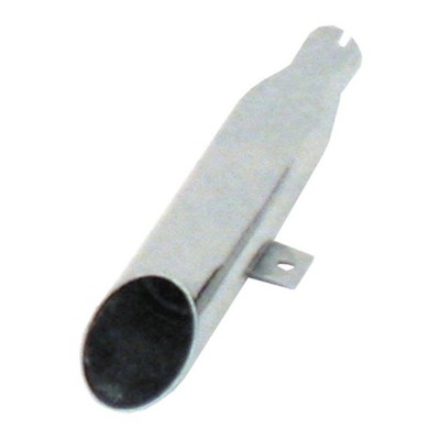 Paughco, Ersatzauspuff. Schnitt. Chrom, 95-99 Softail (exkl. FLST
