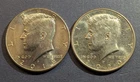 (2) Kennedy Half Dollars
