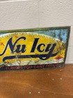Antique Nu Icy Advertising Tin Soda Sign (Rare) — photo 4