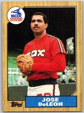 ⚾ 1987 Topps #421 Jose DeLeon Chicago White Sox