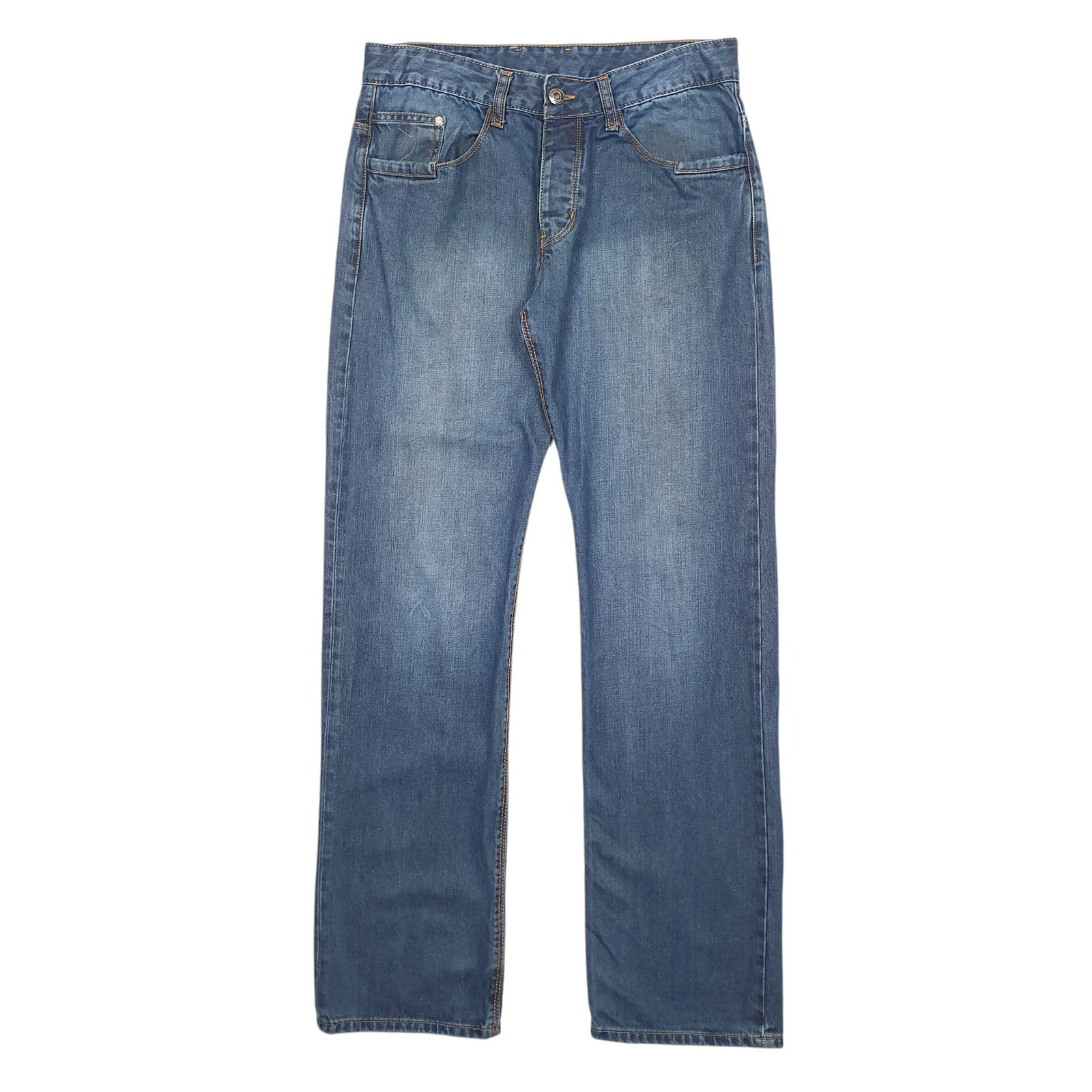 ARMANI Casual Jeans Regular Fit Blue Denim Trousers Mens W32 L32