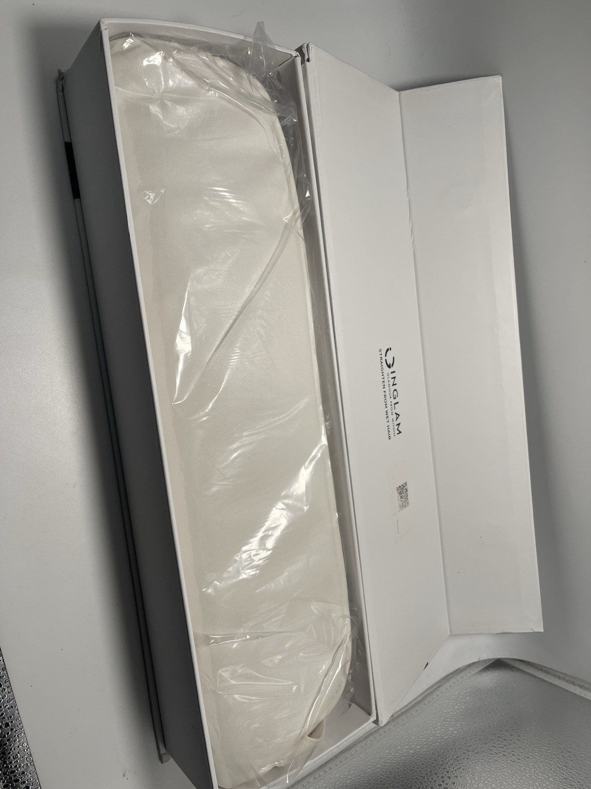 INGLAM Harmonica Champagne Silver Adjustable Heat Settings Air Straightener NEW