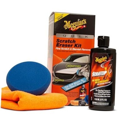 Meguiar's Quik Eraser Car Scratch Remover for Repairing Surface Blemishes, Kit