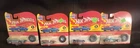 Great Vintage Lot of 4 Hot Wheels Red Line 1:64 Diecast Cars "Aqua Baron" ++++++