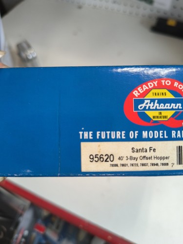 Tolvas escala Ho Athearn Santa Fe 40' 3 bahías 95620 paquete de 6 | Zustand: New