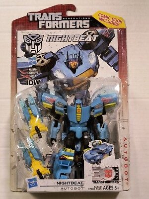 Transformers Generations: Thrilling 30 Deluxe Autobot Nightbeat 2014 NEW! MISC