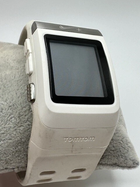 Nike+ WM0069 tela de polímero branco TomTom relógio esportivo GPS não testado - Imagem 2 de 4