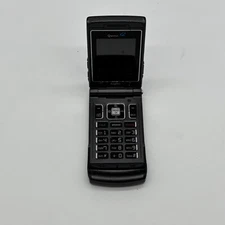 Sanyo KATANA SCP-6600 Ultra Slim Qualcomm 3G CDMA Flip Mobile Phone Black