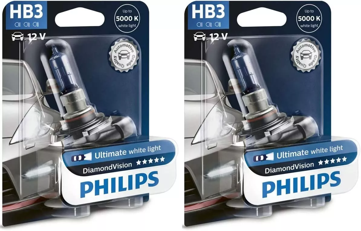 Philips hb3 sale diamond vision 5000k