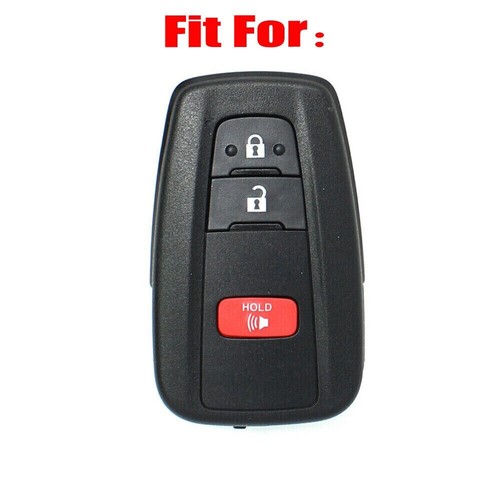 Fit TOYOTA Corolla Prius RAV4 C-HR Camry 3 Button Remote Key Fob TPU Case Cover - Picture 2 of 7