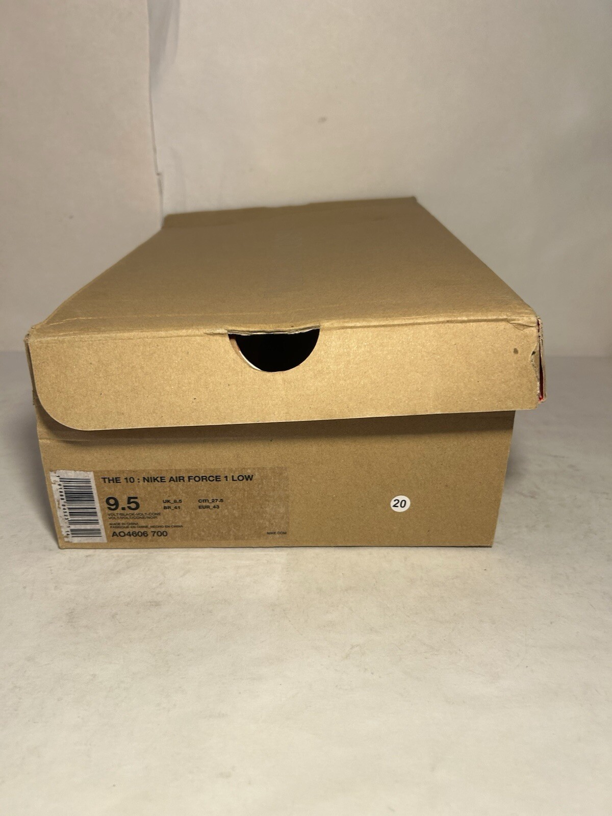 OFF WHITE X NIKE Off White x Nike Air Force 1 Low Volt 2018 Taglia 9 5 AO4606 700