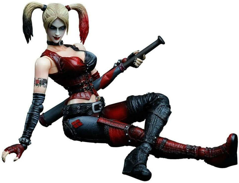 PLAY ARTS 改　No.4 ハーレークィン　フィギュア Play Arts Kai Batman Arkham Knight Harley Quinn No4 Action