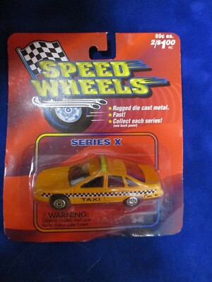 Maisto Speed Wheels Series X Chevrolet Caprice Yellow Taxi Diecast