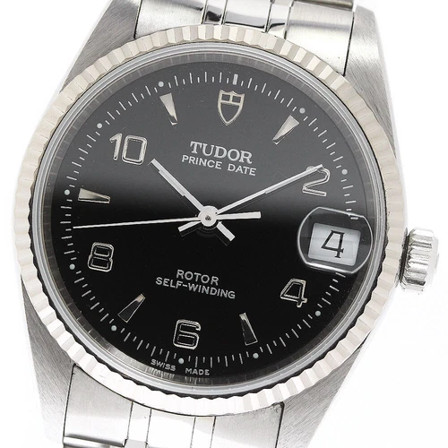 TUDOR Prince Date 72034 black Dial Automatic Boy's Watch_801747