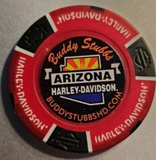 Harley Davidson Poker Chip Blazing Hot Phoenix HD AZ Buddy Stubbs NEW