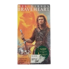 Braveheart SEALED VHS First Production PARAMOUNT 1995 Double Pack WATERMARK