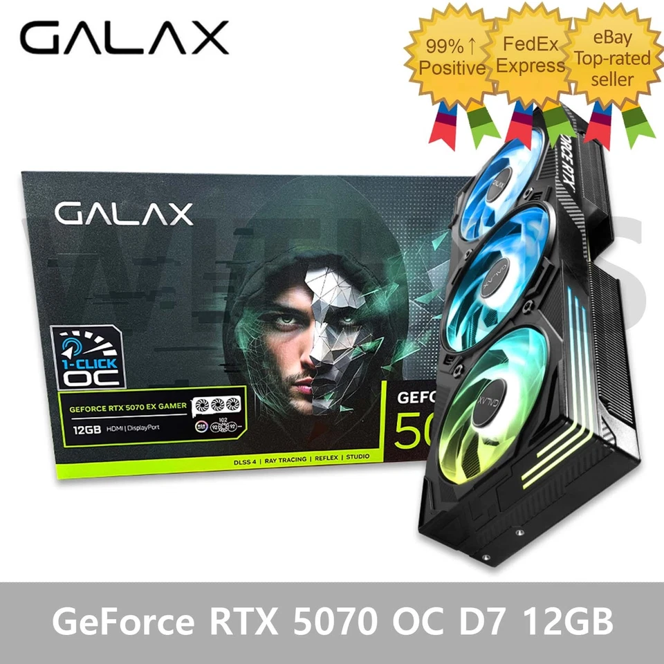 【新品未開封】GALAX RTX 5070 12GB GeForce RTX™ 5070 1-Click OC 2X GALAX