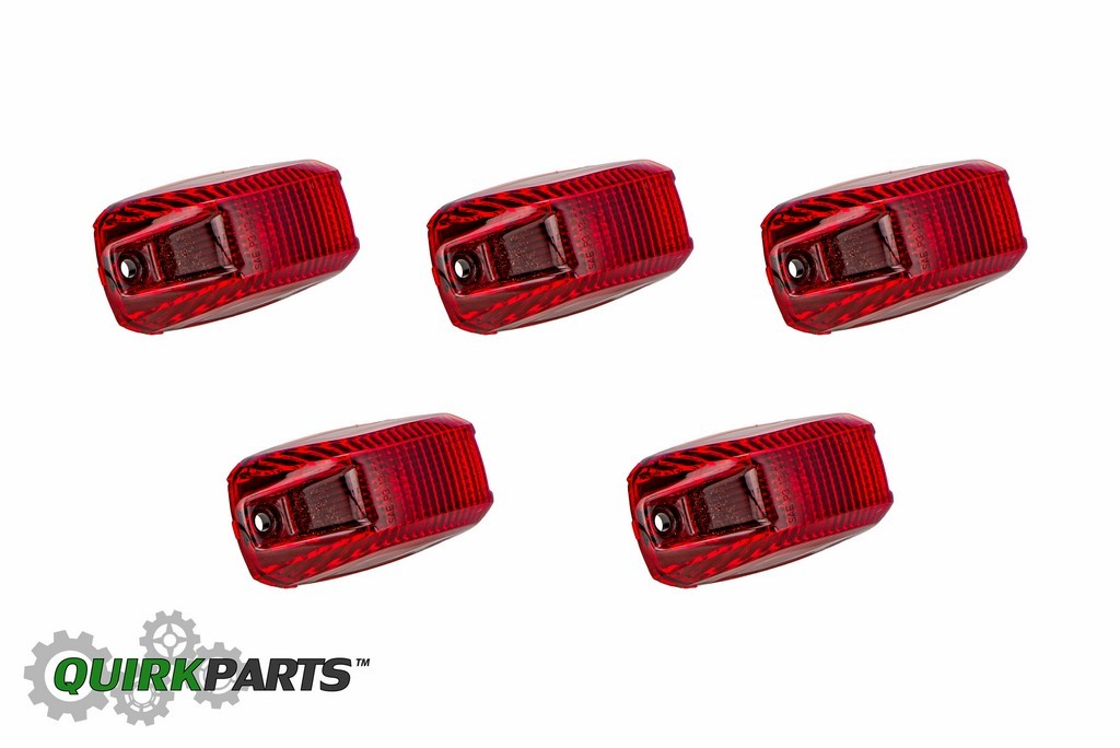 2014-2019 RAM Promaster Set of 5 Rear Exterior CAB Lights Mopar 