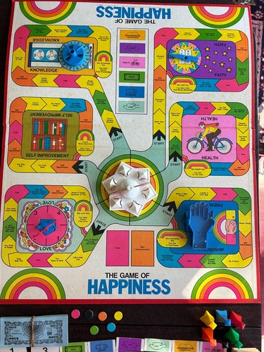 Vintage Milton Bradley The GAME Of HAPPINESS Board Game Vintage 1972 | eBay