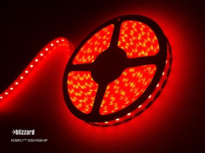 Blizzard Lighting Komply 5050-RGB-HP High Power IP-65 LED Ribbon / BLOWOUT SALE!