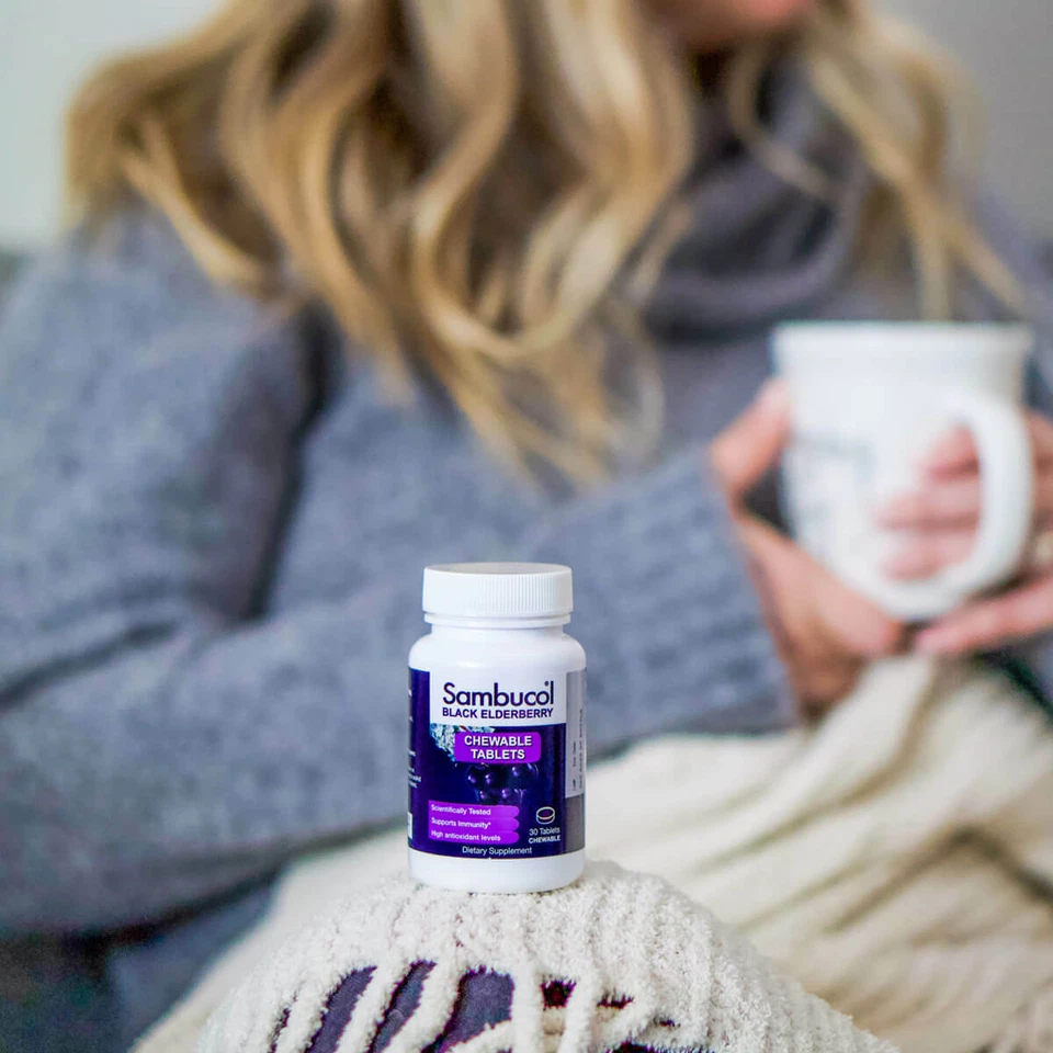 Tabletas masticables Sambucol saúco negro, 30 unidades... Foto 2 de 4