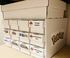 1000 Pokemon Official Cards Bulk Lot - Common, Uncommons + 10 HOLOS Near Mint